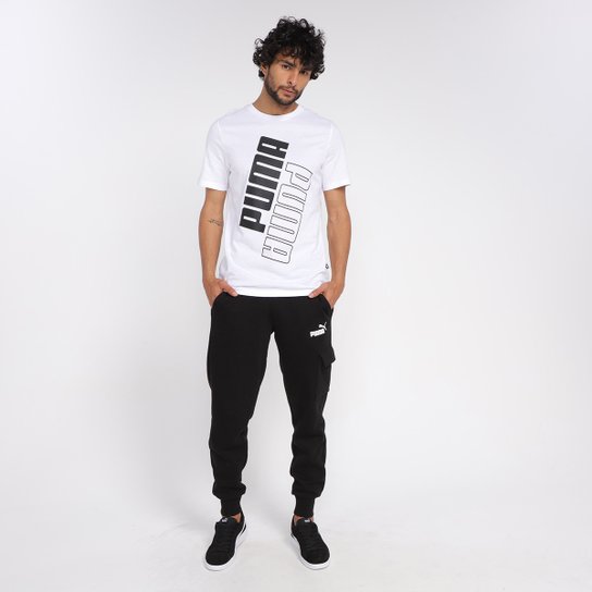Calça Moletom Puma Essentials Cargo Masculina