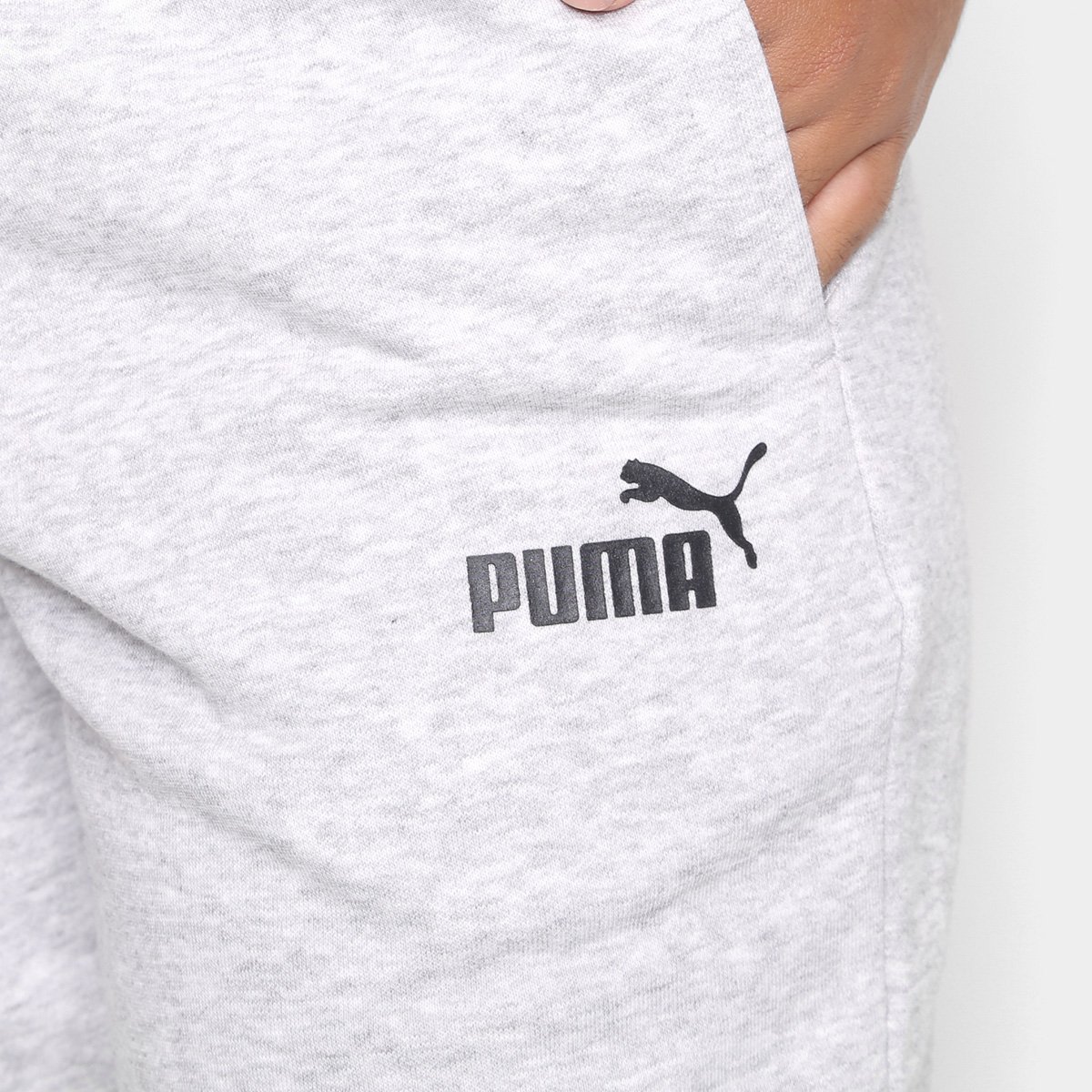 Calça Moletom Puma Essentials Feminina Cinza Netshoes