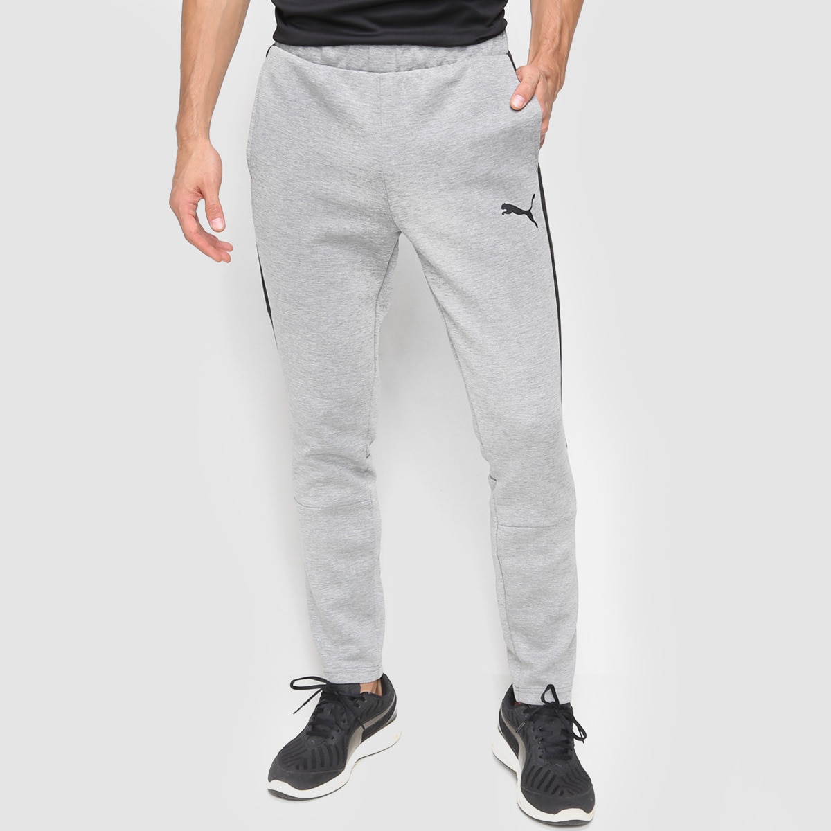 Calça Moletom Puma Evostripe Core Masculina Menor preço em Calça Moletom Puma Evostripe Core Masculina