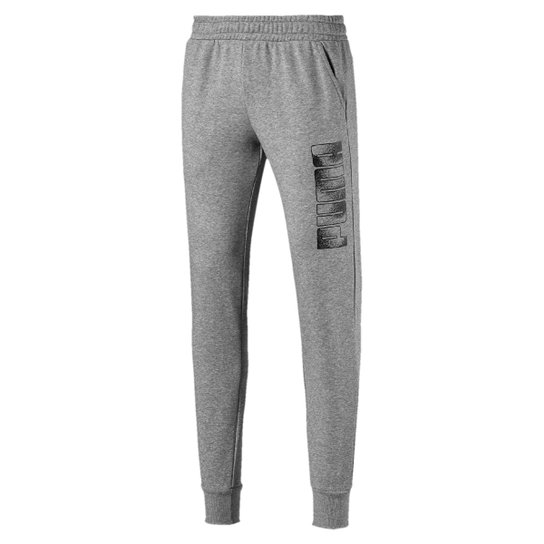 Calça Moletom Puma Ka Masculina Cinza Netshoes