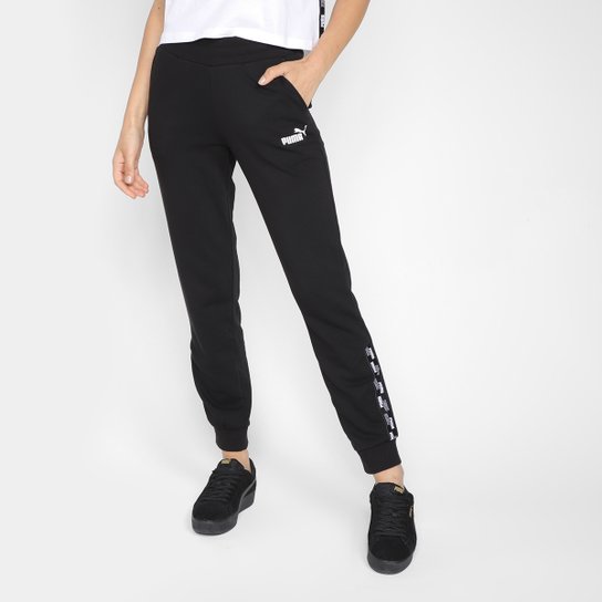 Calça Moletom Puma Power Tr Cl Feminina - Preto Menor preço em Calça Moletom Puma Power Tr Cl Feminina - Preto