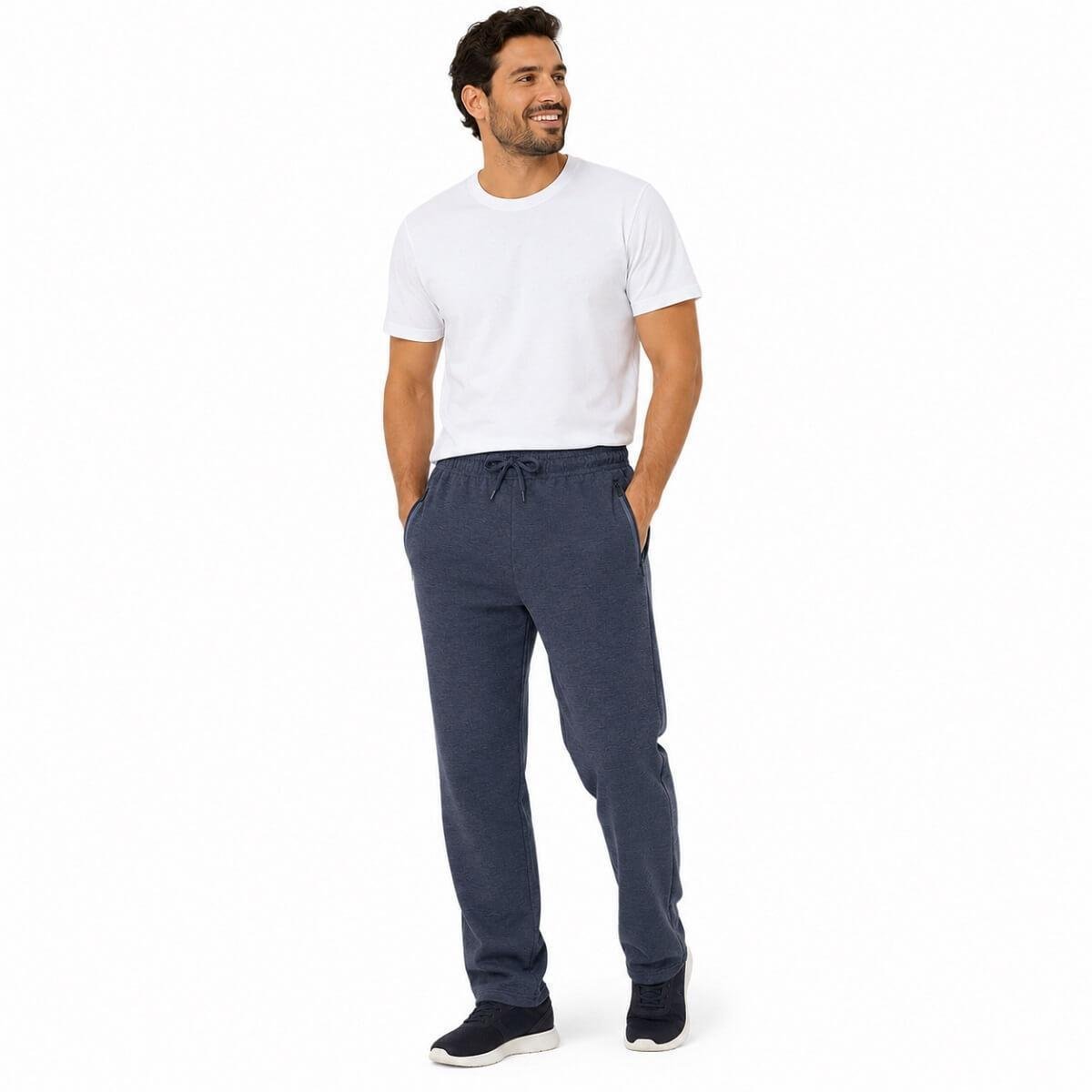Calça Moletom Reta Masculina Broken Rules 160106 Marinho