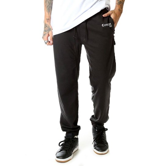Calça Moletom Starter Masculino - Preto Menor preço em Calça Moletom Starter Masculino - Preto