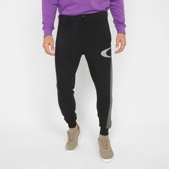 Calça Mololetom Jogger Oakley Trn Logo Masculina - Preto Menor preço em Calça Mololetom Jogger Oakley Trn Logo Masculina - Preto