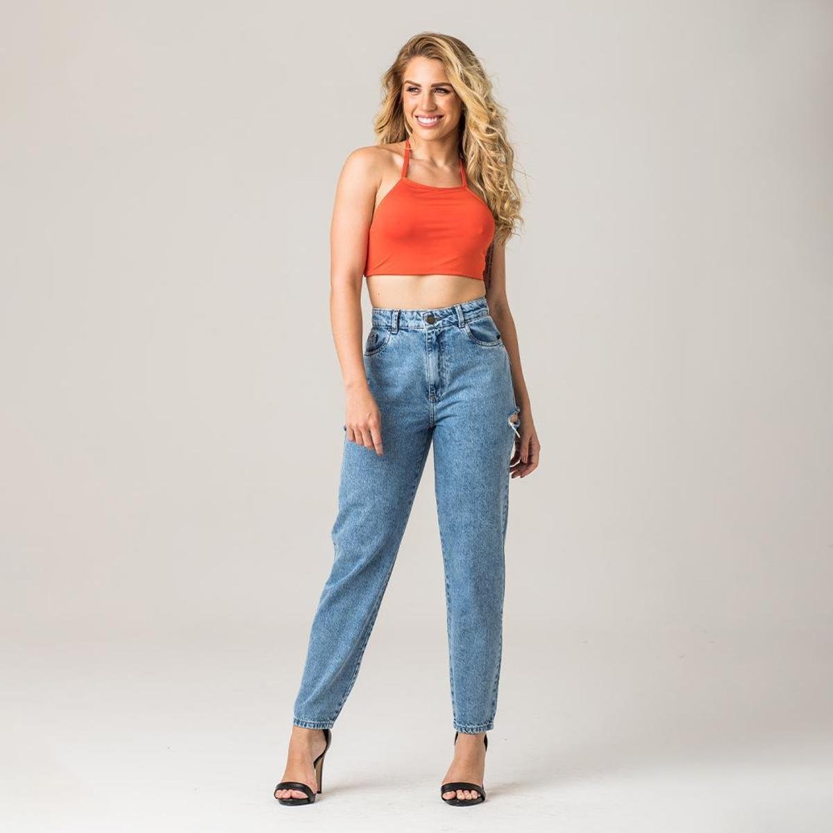 Calca Miller Jeans Deluxe Jeans Mom em promoção na Netshoes!