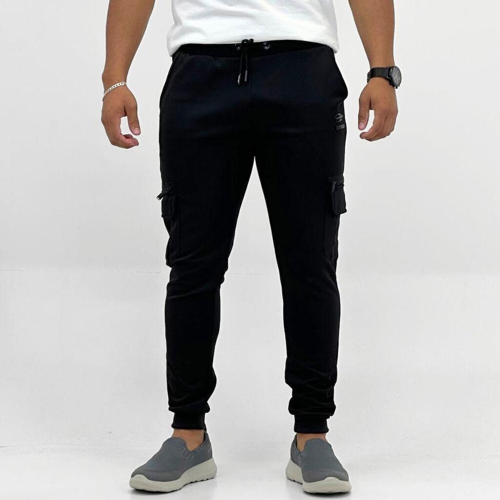 Calça Mormaii Jogging Cargo em Helanca Masculina