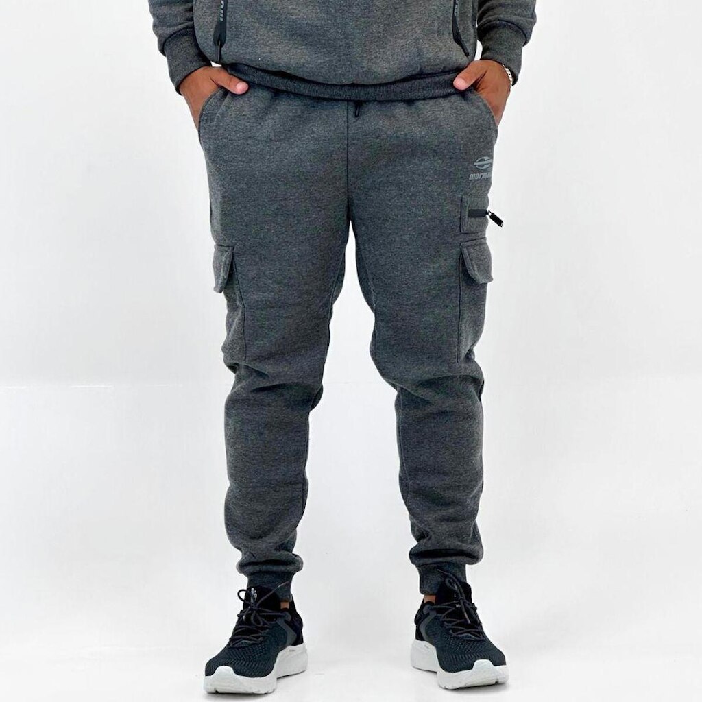 Calça Mormaii Moletom Jogging Cargo Masculina