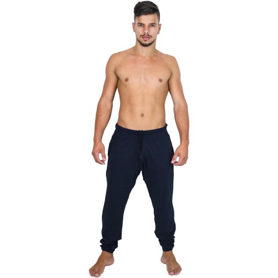 Calça MVB Modas Moletom Skinny Fitness Masculina - Preto Menor preço em Calça MVB Modas Moletom Skinny Fitness Masculina - Preto