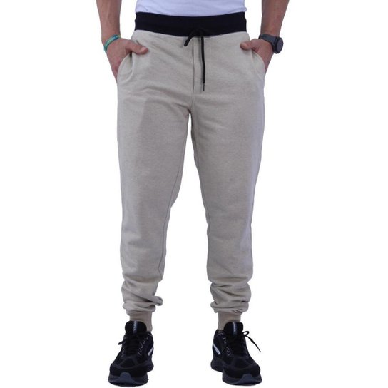 Calça MXD Conceito Moletom Slim Fit Cor Solido - Creme é ruim? Calça MXD Conceito Moletom Slim Fit Cor Solido - Creme é boa?