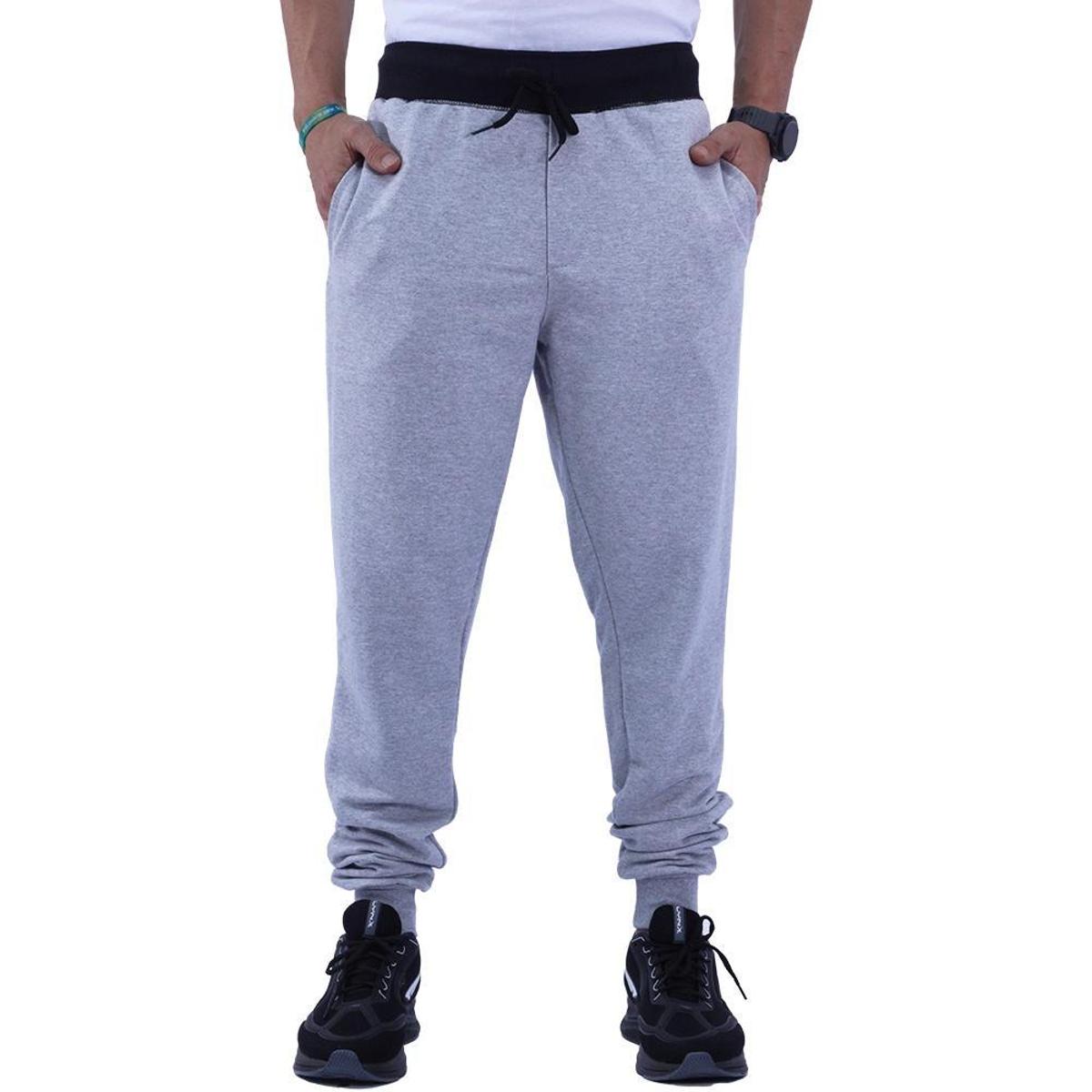 Calça MXD Conceito Moletom Slim Fit Masculina Menor preço em Calça MXD Conceito Moletom Slim Fit Masculina