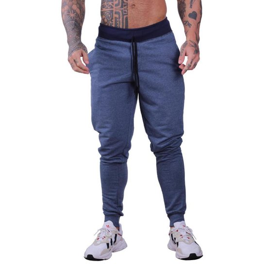 Calça MXD Conceito Moletom Slim Masculina - Azul é ruim? Calça MXD Conceito Moletom Slim Masculina - Azul é boa?
