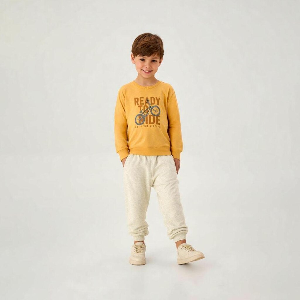 Calça Natural Infantil Pulla Bulla Menino - 55367-1331