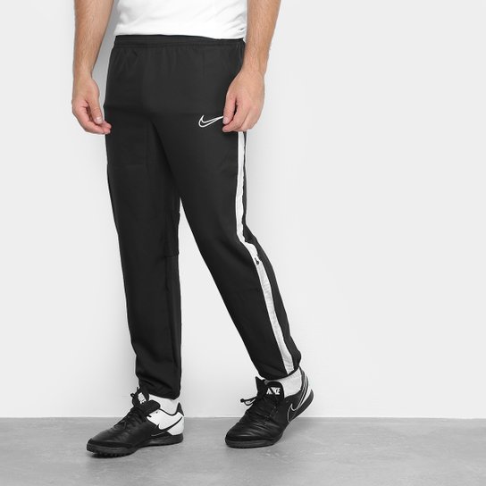 Calça Nike Dry Academy SA Masculina - Preto e Branco Menor preço em Calça Nike Dry Academy SA Masculina - Preto e Branco