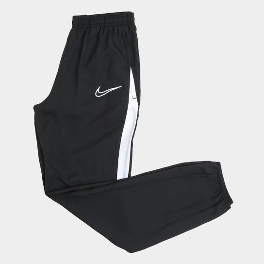 Calça Nike Dry Academy SA Masculina - Preto+Branco Menor preço em Calça Nike Dry Academy SA Masculina - Preto+Branco