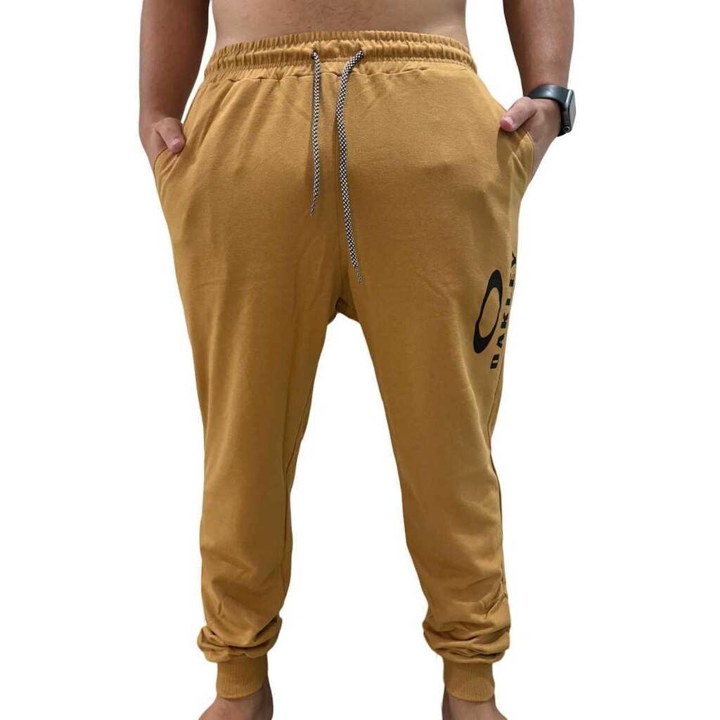 Calça Oakley Moletom Bark Jogger Pants Gold Masculina