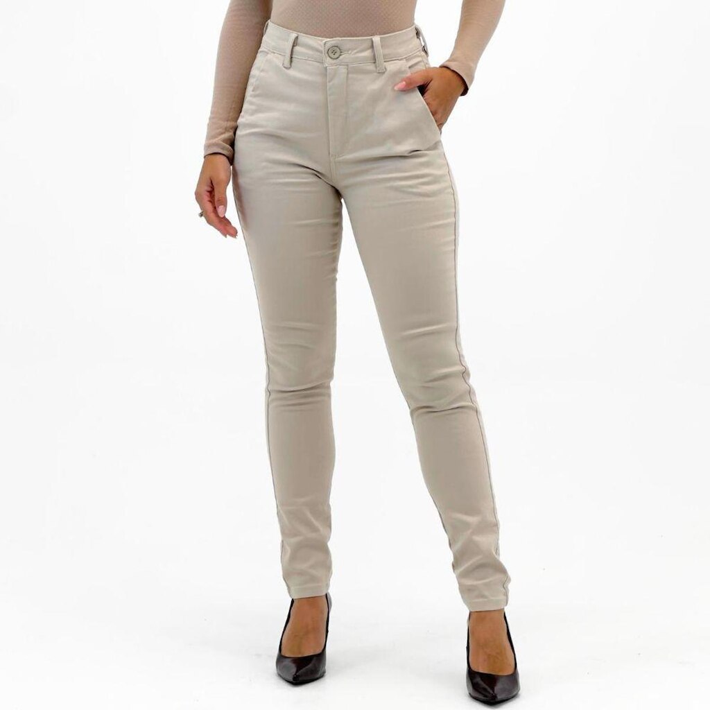 Calça Ouzzare Sarja Skinny Feminina