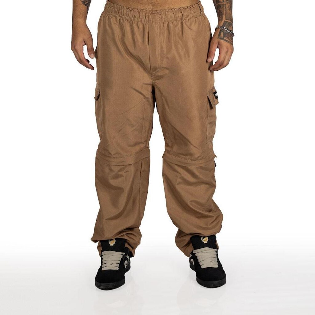 Calça Overking Cargo 2 Em 1 Caramelo