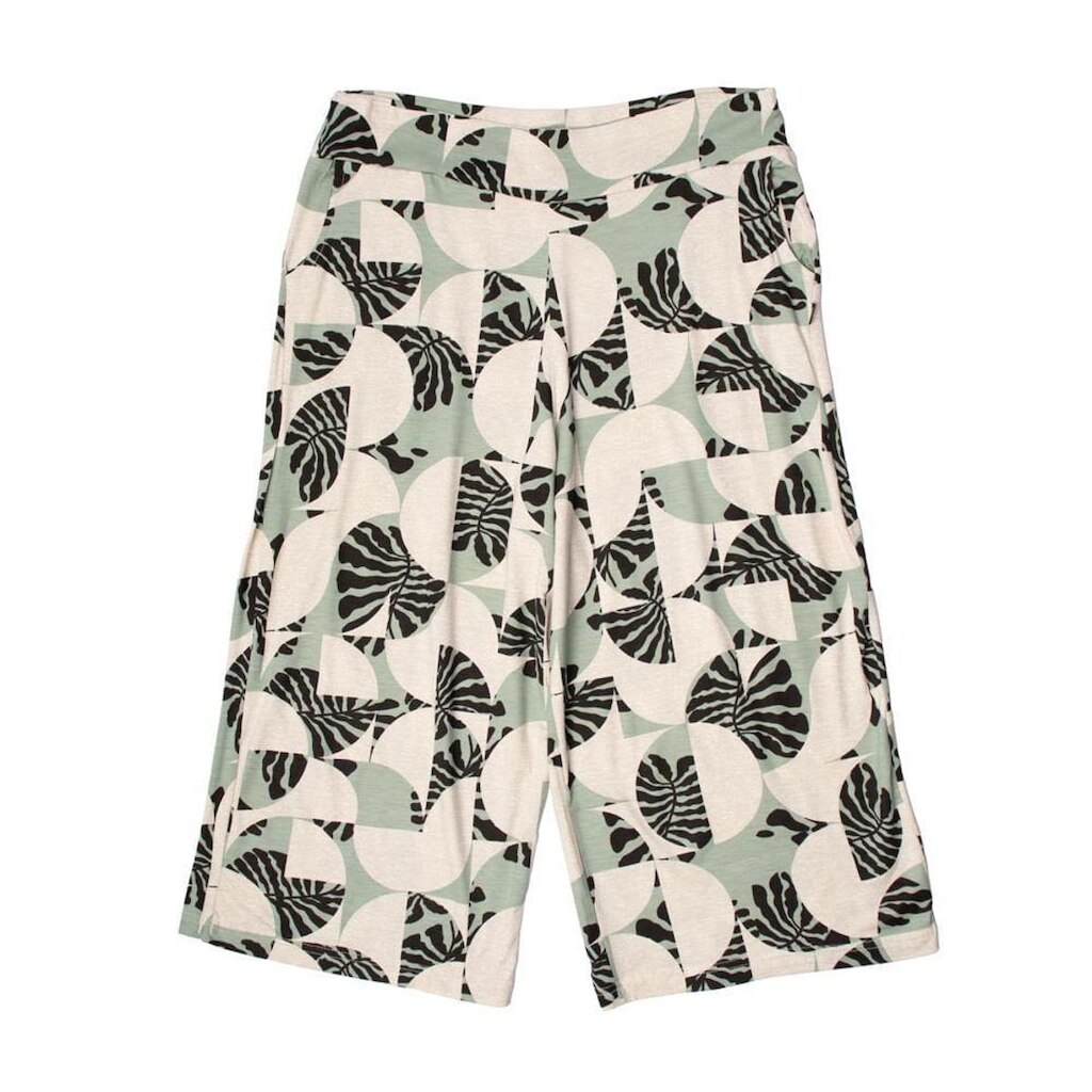 Calça Pantacourt Feminina Bruna e Bia Plus Size Estampada Ve