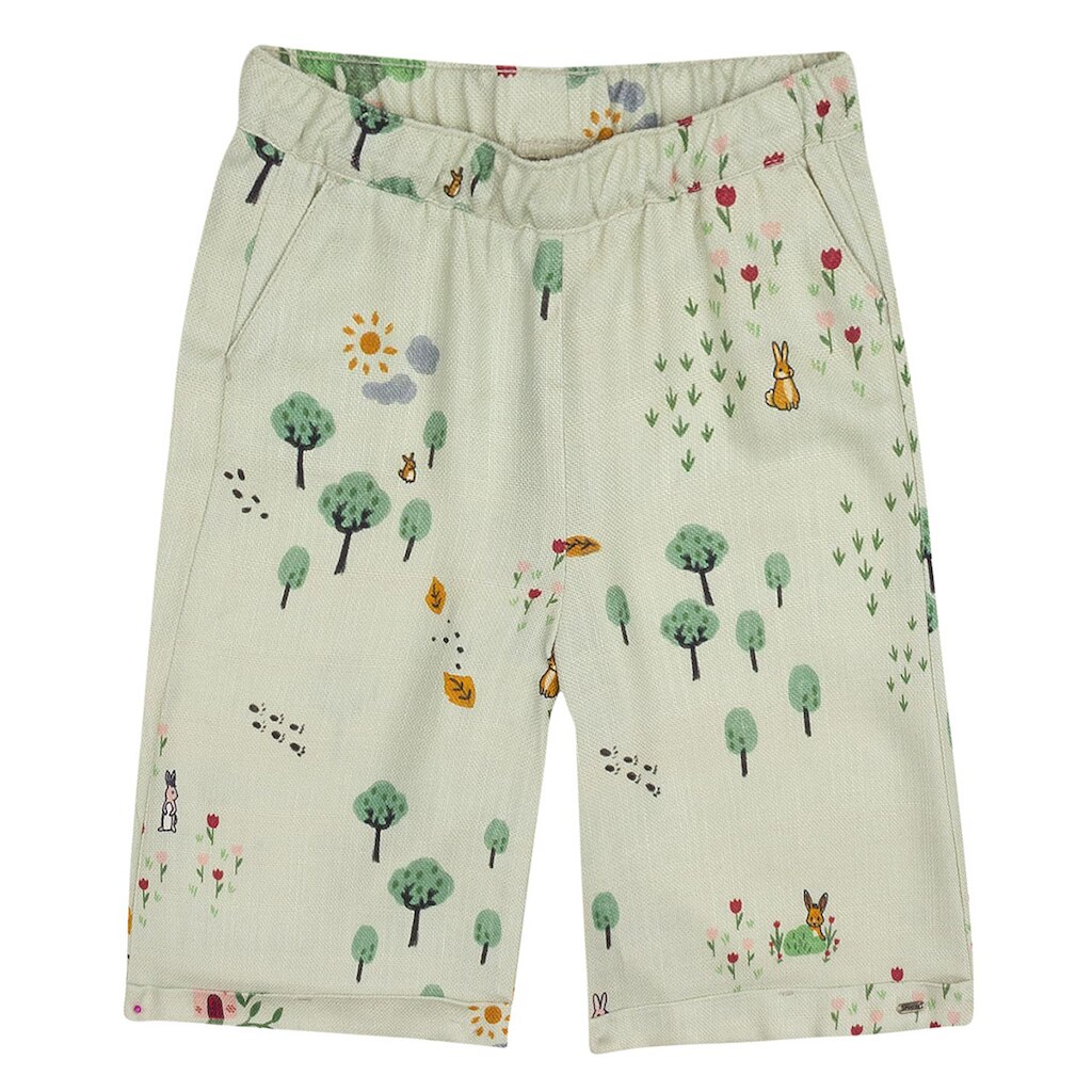 Calça Pantacourt Infantil PUC Estampada Feminina