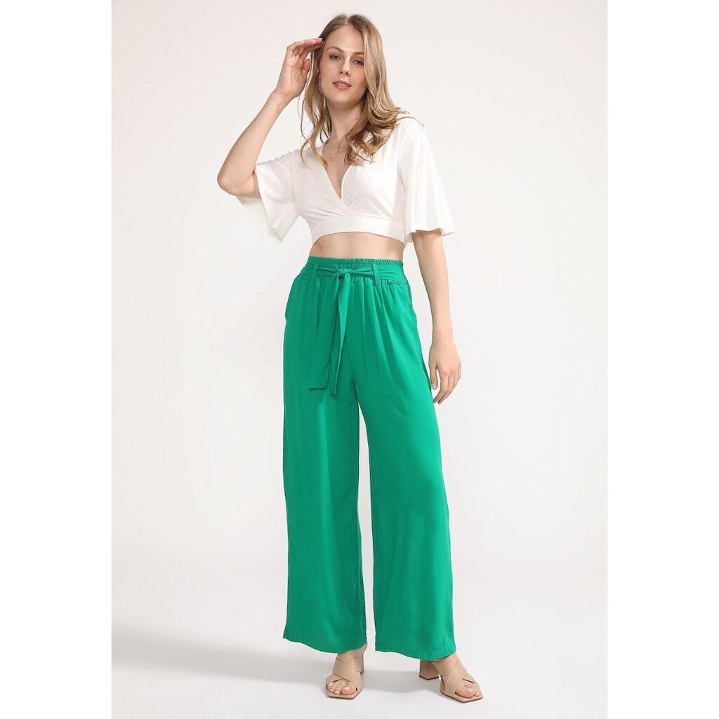 Calça Pantalona Verde D Bell