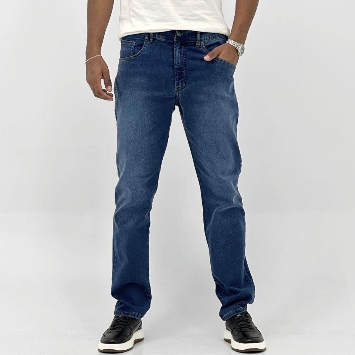 Calça Pierre Cardin Slim Jeans Masculina Menor preço em Calça Pierre Cardin Slim Jeans Masculina