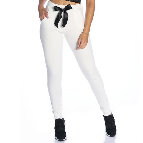 Calça Pina Colada Comfy Romantic Feminina Branco Netshoes