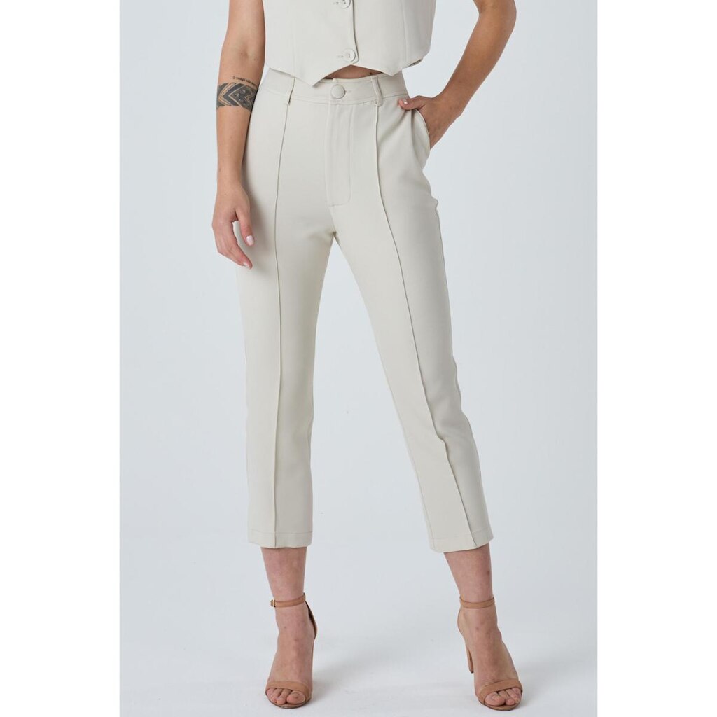 Calça PKS Alfaiataria Bege-GG
