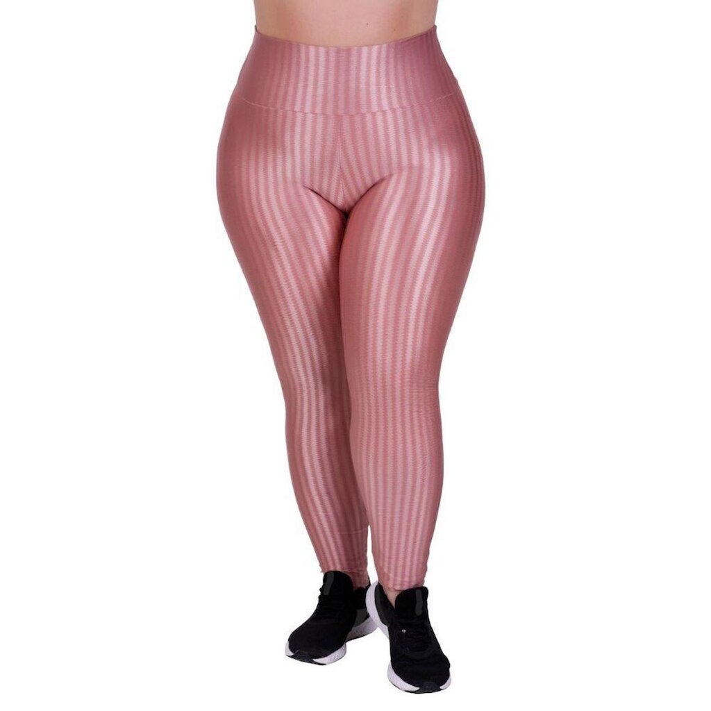 Calça Plus Size Feminina Legging Para Academia 3D 46 48 50 Laura