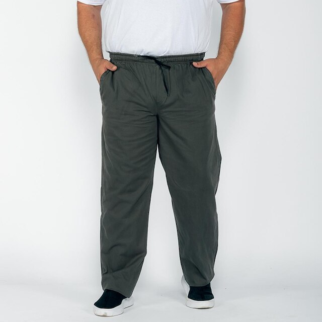 Calça Pluz Size Macaw Elástico Sarja 7734