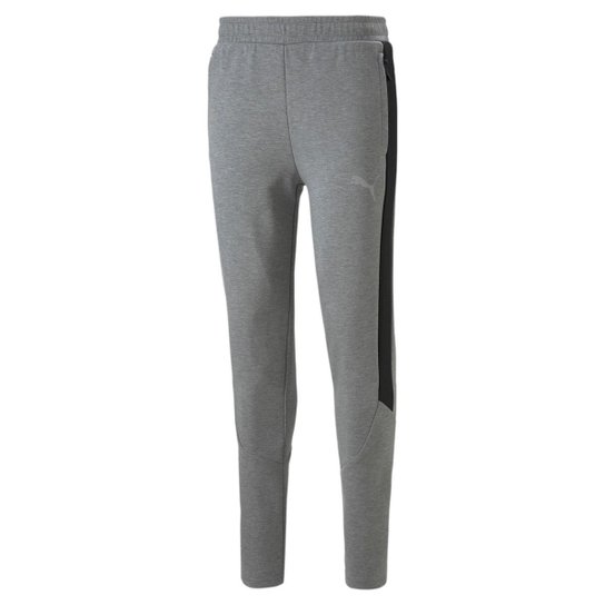 Calça Puma Evostripe Masculino - Cinza e Preto - Cinza+Preto Menor preço em Calça Puma Evostripe Masculino - Cinza e Preto - Cinza+Preto