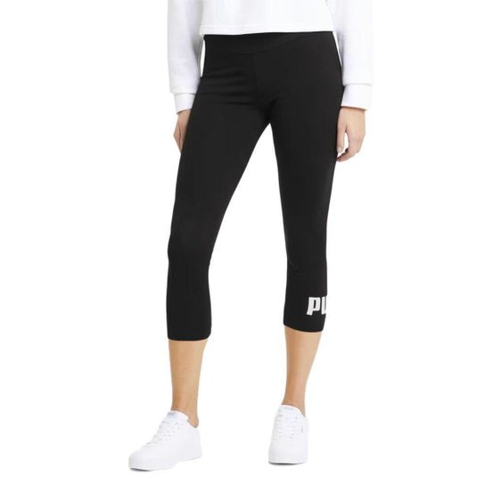 Calça Puma Legging 3/4 Essentials Logo
