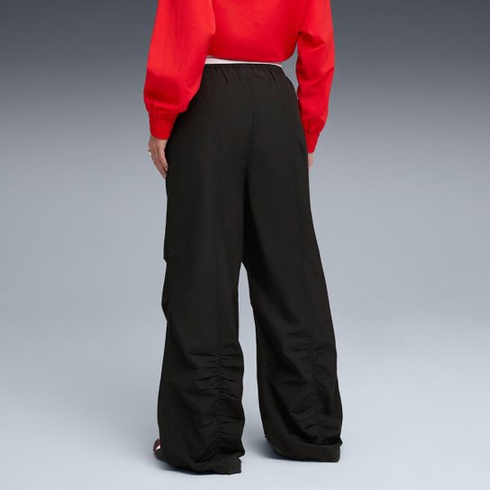 Calça Puma Parachute Wardrobe Essentials Woven Feminino