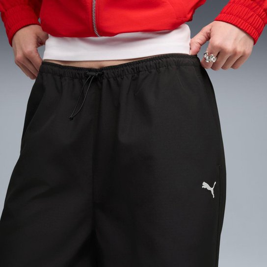 Calça Puma Parachute Wardrobe Essentials Woven Feminino