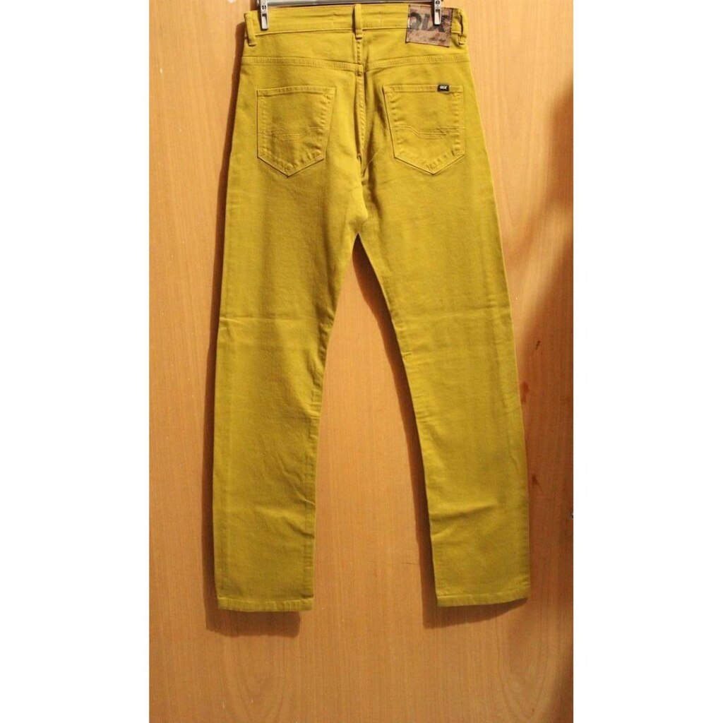 Calça Qix De Sarja Juvenil Masculina - Khaki
