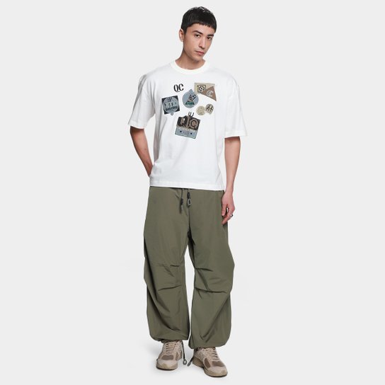 Calça Quadro Creations Parachute Nylon Baggy