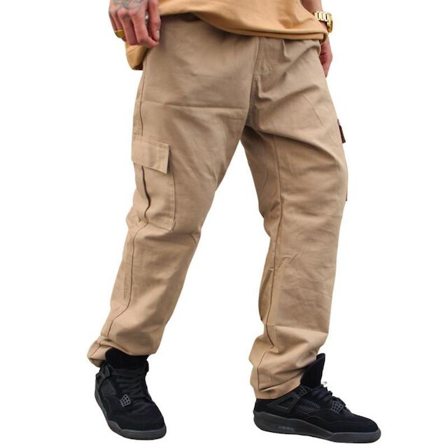 Calça Reta CARGO BEGE Masculina Sarja The LEBRON J.