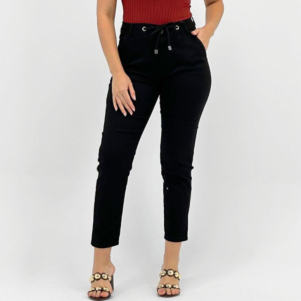 Calça Reverso Jogging em Sarja Feminina