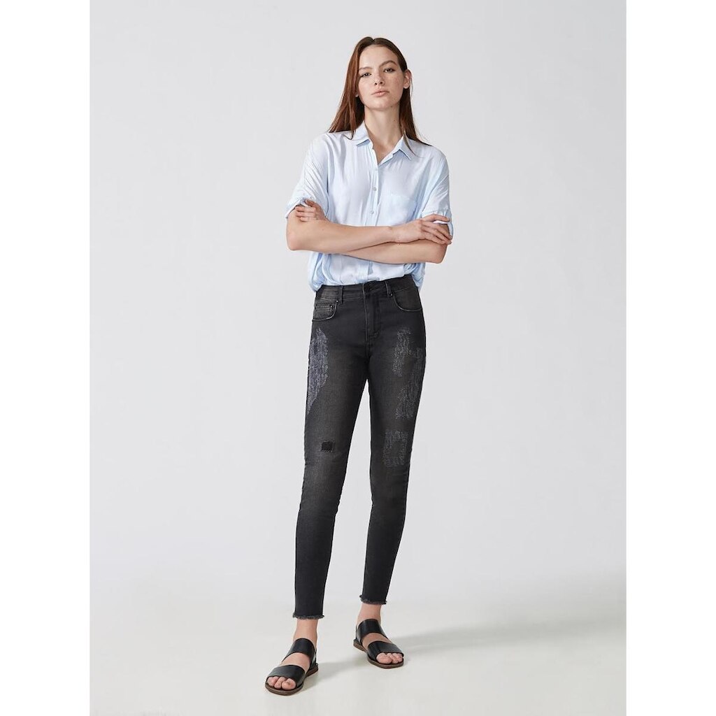 Calça Rocker Stone Black Feminina