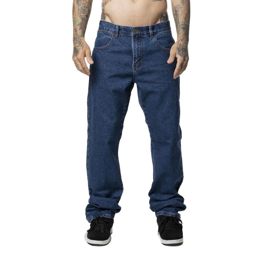 Calça RVCA Jeans Weekend Denim Dark Indigo WT24