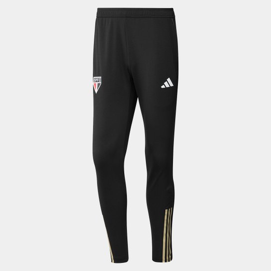 Calça São Paulo 23/24 Treino Adidas Masculina - Preto Menor preço em Calça São Paulo 23/24 Treino Adidas Masculina - Preto