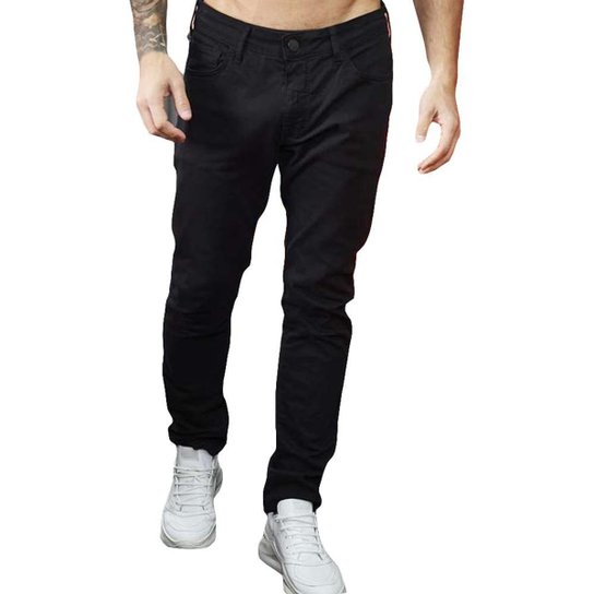 Calça Sarja Colcci Felipe Masculino - Preto Menor preço em Calça Sarja Colcci Felipe Masculino - Preto