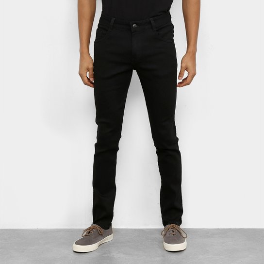 Calça Sarja Ecxo Skinny Masculina - Preto Menor preço em Calça Sarja Ecxo Skinny Masculina - Preto