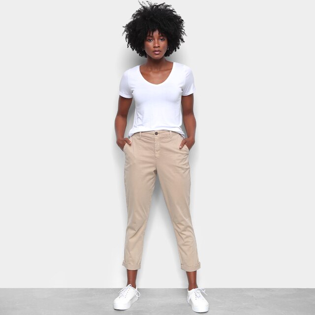 Calça Sarja GAP Capri Feminina
