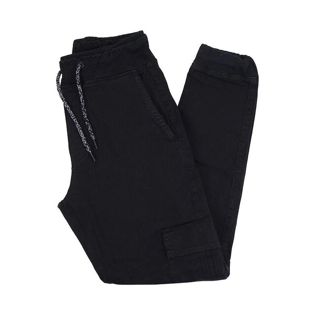 Calça Sarja Masculina Aéropostale Jogger Preta - 8741307