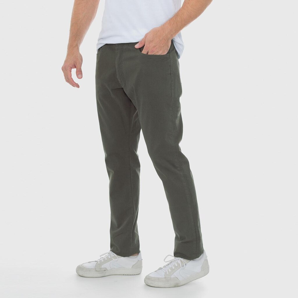 Calça Sarja Masculina Casual Basica Slim 7797