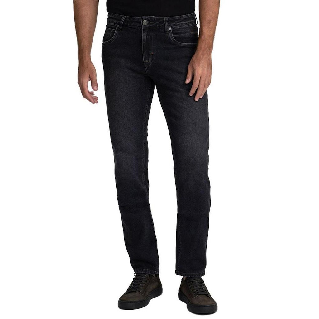 Calça Sarja Masculina Docthos Relaxed  Preta - 820436