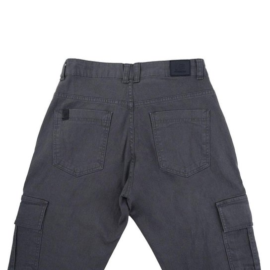 Calça Sarja Masculina Freesurf Cargo True Cinza - 110802355