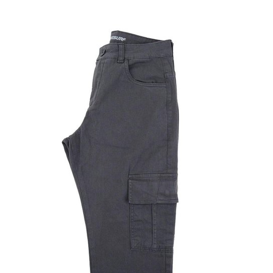 Calça Sarja Masculina Freesurf Cargo True Cinza - 110802355