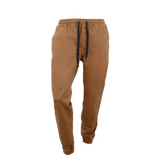 Calça Sarja Masculina Freesurf Jogger Marrom Ocre - 1108023