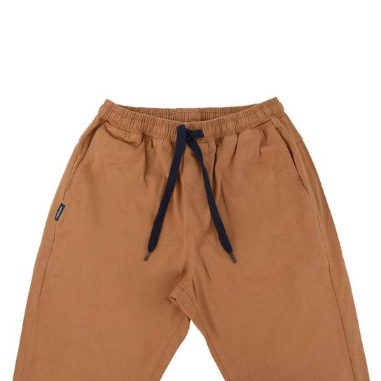 Calça Sarja Masculina Freesurf Jogger Marrom Ocre - 1108023